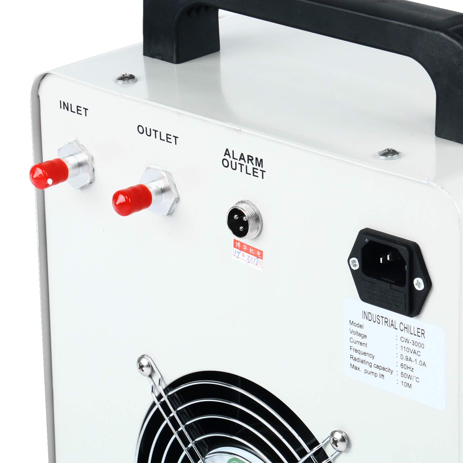 DasMarine CW-3000 8L Industrial Water Chiller - 110V Thermolysis Cooling System for 60W/80W Laser Engraving Machines | Efficient Water Cooling Equipment for Laser Cutting & Engraving Workshops