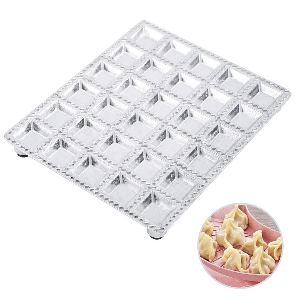 Fdit Aluminum Ravioli Maker - Energy Efficient Dumpling & Pastry Press - Mini Kitchen Gadget for Homemade Pasta, Dumplings & More - Perfect for Italian Cooking & Asian Cuisine