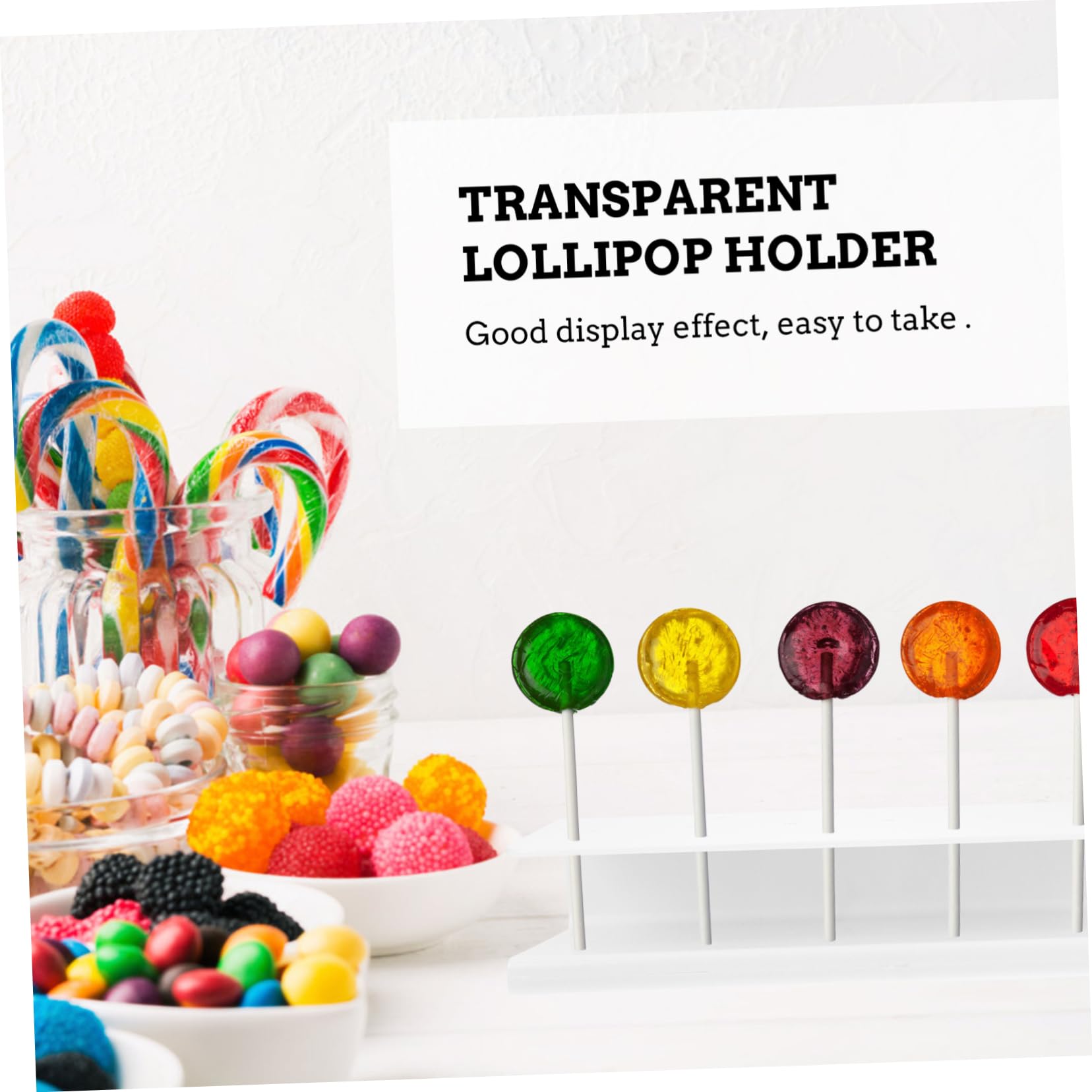 TOPBATHY Simple Dessert Stand Holder for Lollipops - Perfect for Birthday Party Decorations, Candy Buffets, and Sweet Table Displays