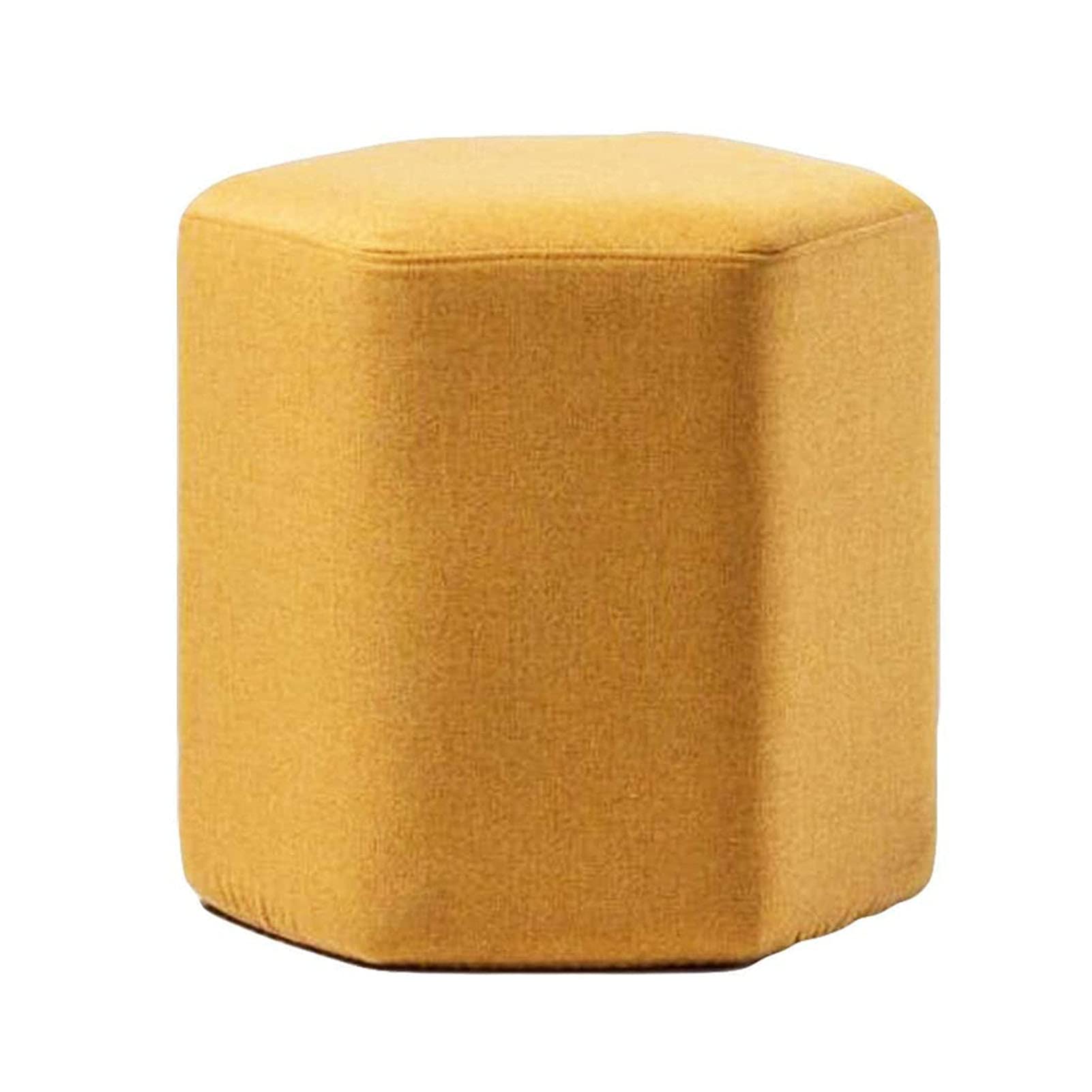 JXGXI Round Ottoman Foot Rest Stool - Versatile Pouffe Seat for Living Room & Bedroom | Perfect as Makeup Vanity Stool, Couch Footrest & Comfortable Seating