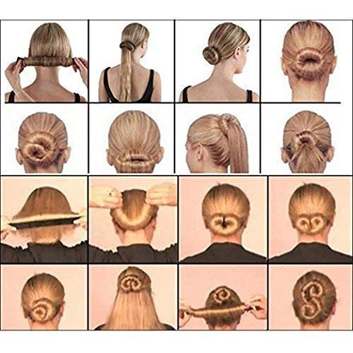 APOEM Hair Juda Bun Maker - 15g Hair Donut for Women | Perfect for Updos, Ponytails & Formal Hairstyles | Hair Accessories for Weddings, Parties & Everyday Use