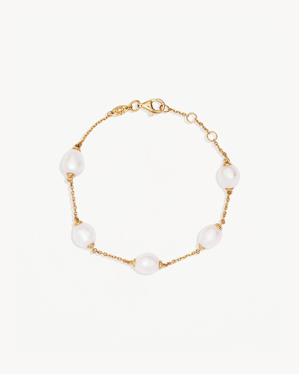 18K Gold Vermeil Harmony Pearl Bracelet for Women - Elegant Pearl Jewelry Gift for Birthday, Anniversary & Special Occasions