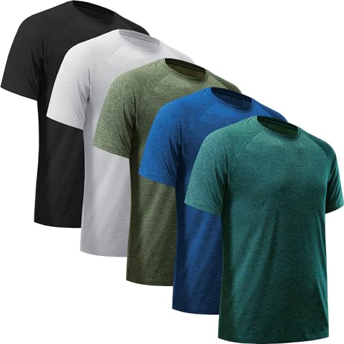 5 Pack Black, Dark Blue, Army Green, Light Grey, Hydro Teal