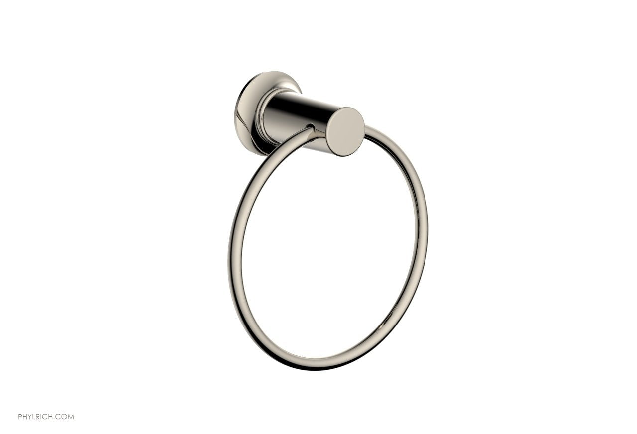 HEX MODERN Chrome Towel Ring - 501 75 Bathroom Accessory for Hand & Face Towels - Perfect for Modern & Contemporary Bathrooms