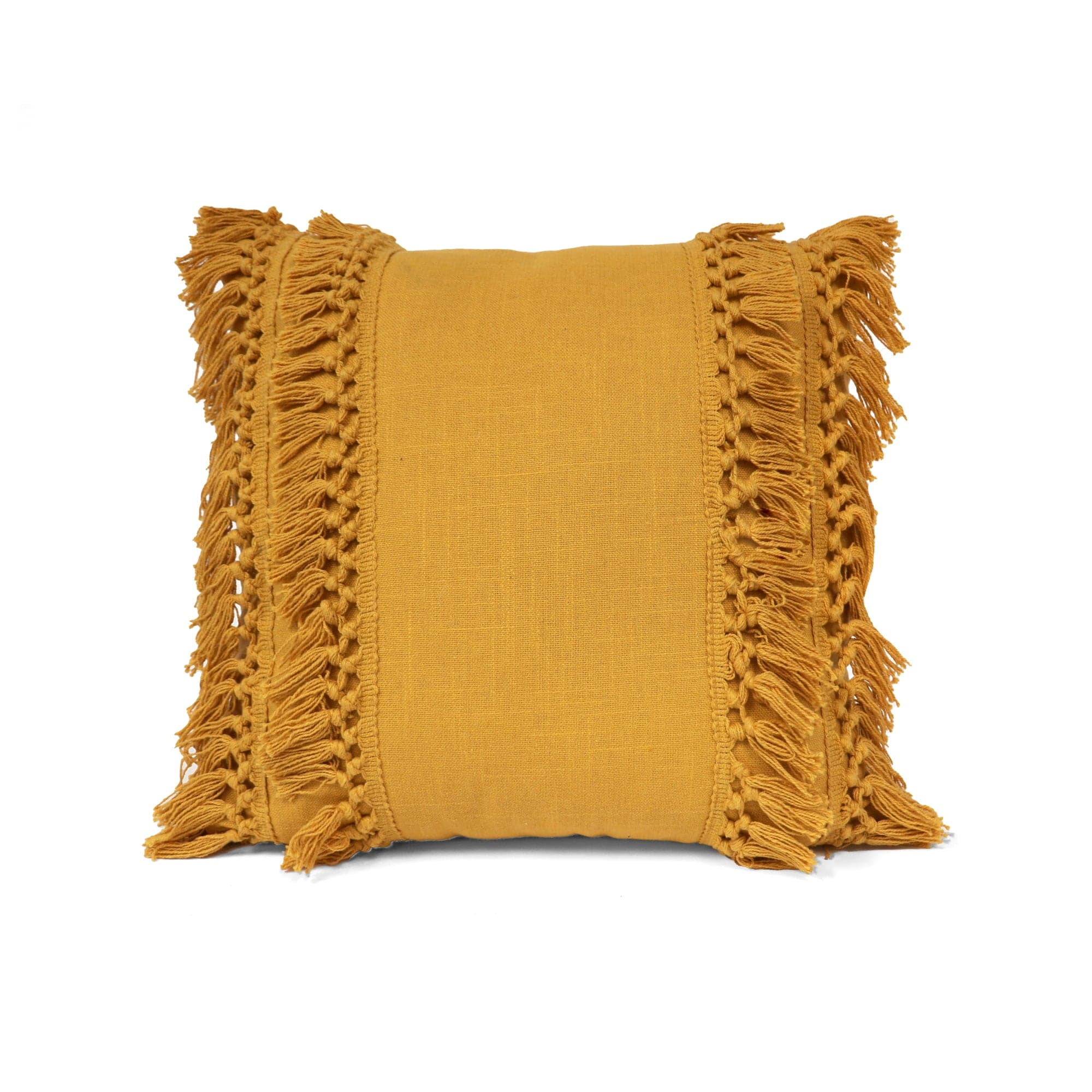 Modern Tassel Decorative Pillow - Bohemian Style Throw Cushion for Sofa, Bed & Home Decor - Perfect for Living Room, Bedroom & Nursery Accents