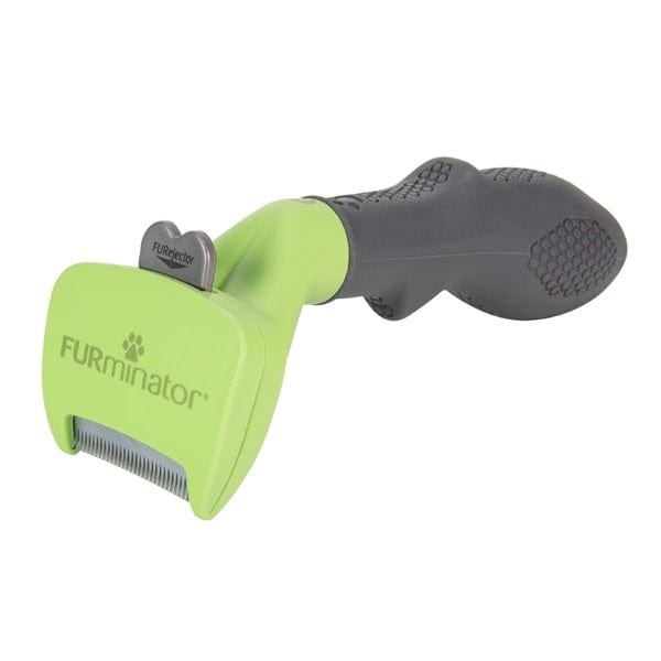FURminator Small Dog Deshedding Tool for Long Hair - Reduce Shedding & Grooming at Home for Poodles, Shih Tzus & Long-Haired Breeds