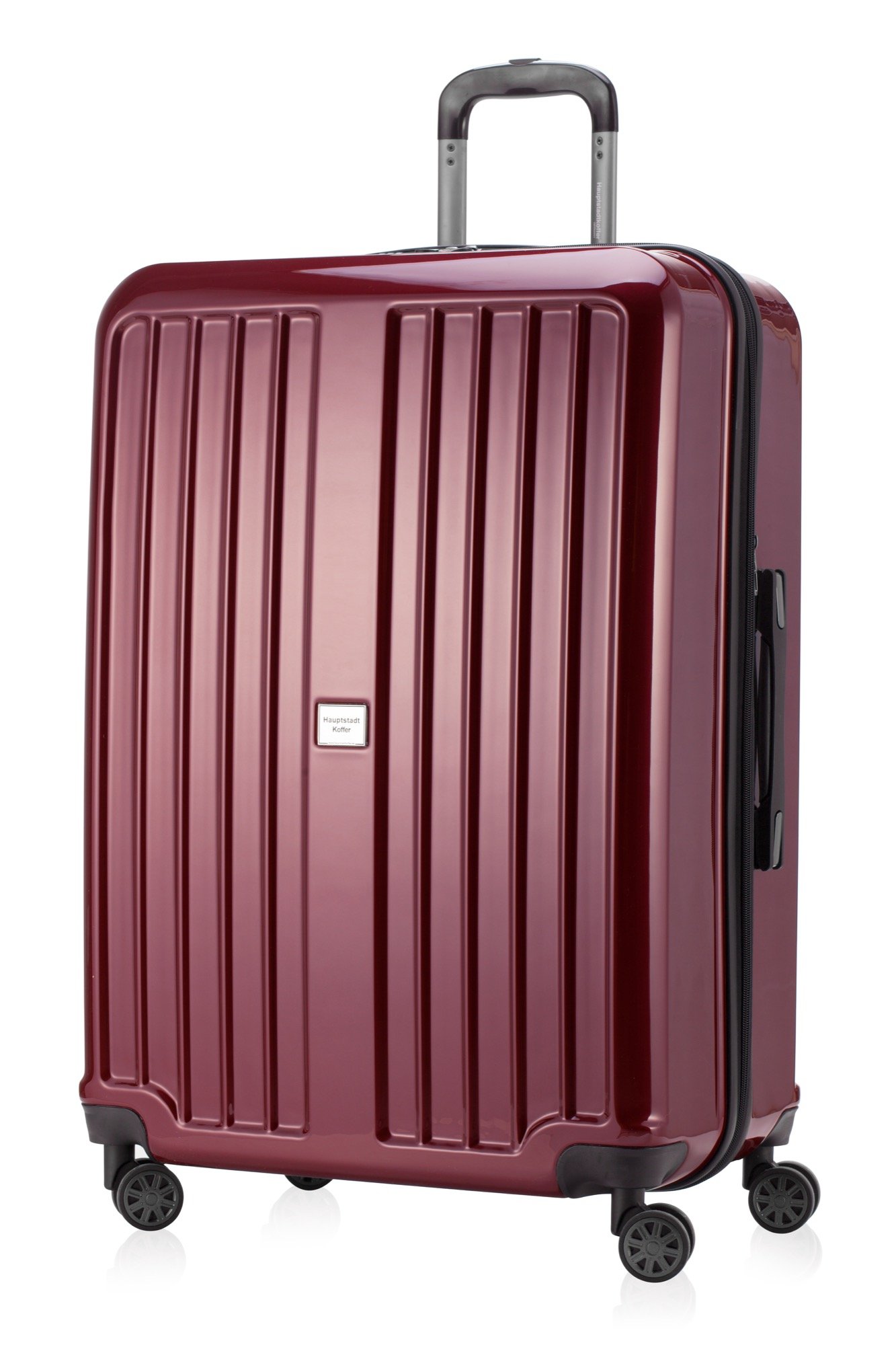 Premium Burgundy Glossy Hand Luggage Suitcase - 29.7