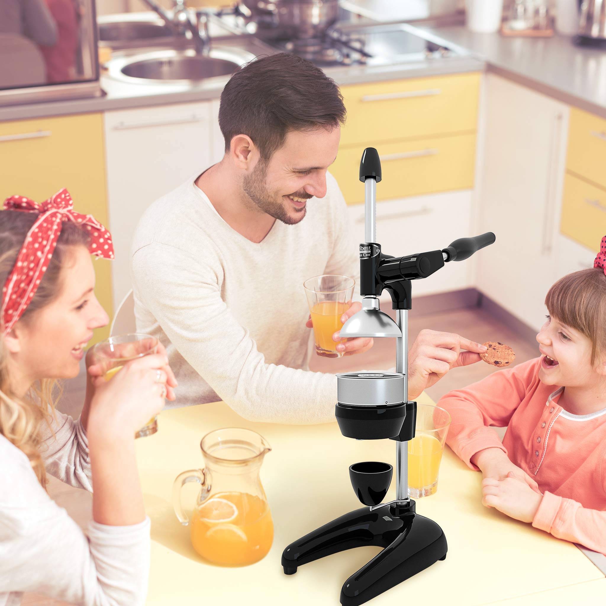 Tribest Slow Masticating Juicer for Citrus Fruits - Cold Press Technology, Black - Perfect for Healthy Juices, Detox Drinks & Smoothies at Home