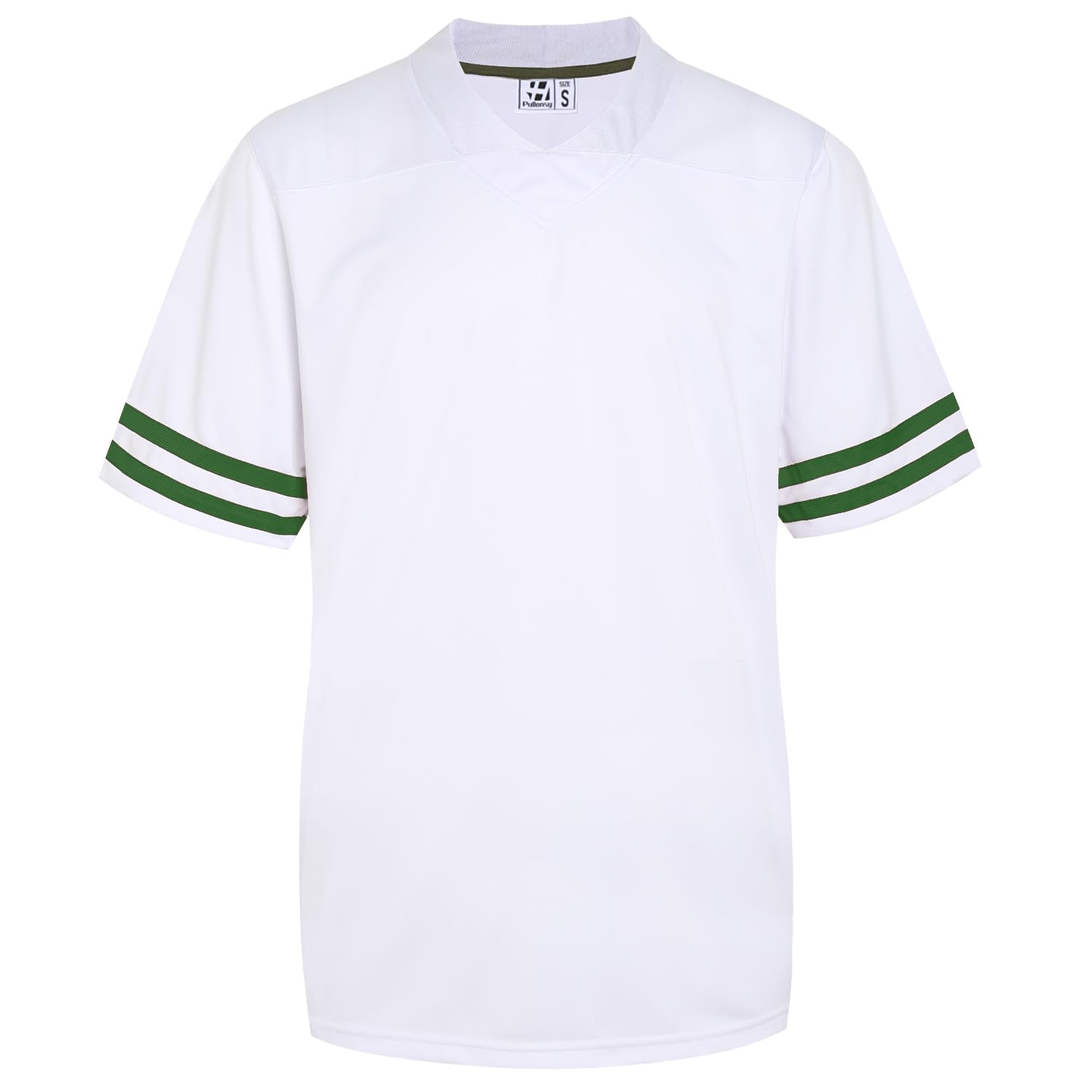 Pullonsy Men's Blank Football Jerseys - Customizable Practice Shirts for Football Fans & Players - Ideal for Training, Team Uniforms & Game Day Support