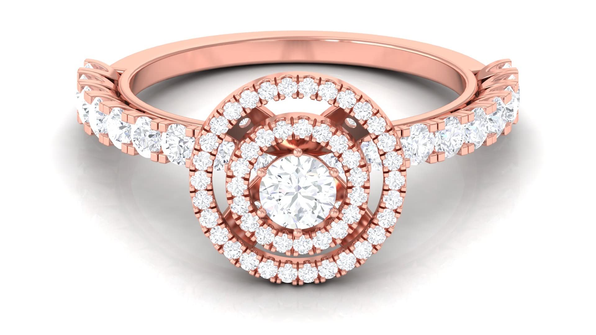 1.50 CT Cubic Zirconia Engagement Ring for Women - 14K Solid Gold Antique Vintage Style CZ Wedding Ring - Perfect for Proposals, Anniversaries & Special Occasions