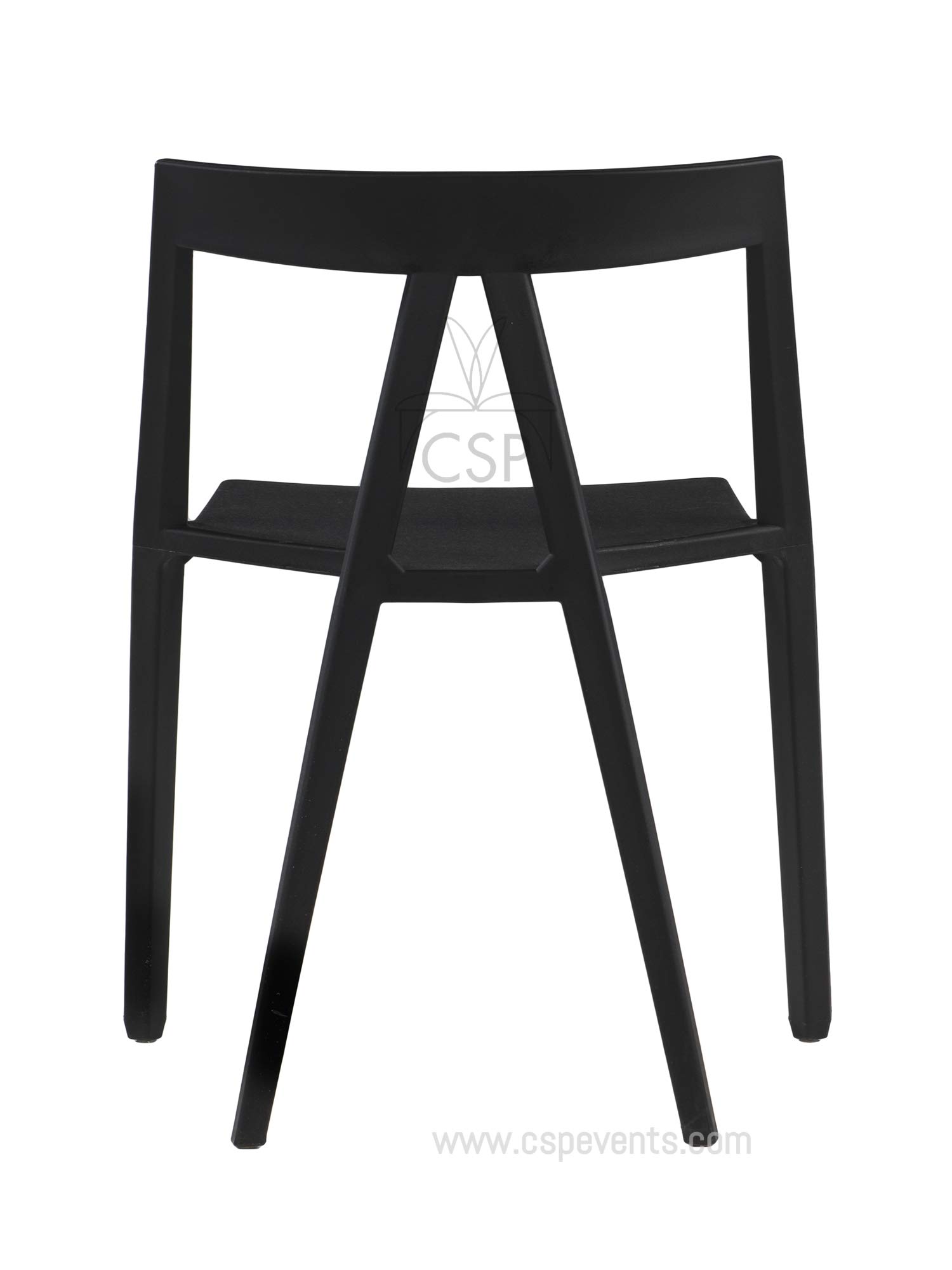 Commercial Seating Products - Milan Armless Black Chairs for Office, Restaurant & Conference Room Use
