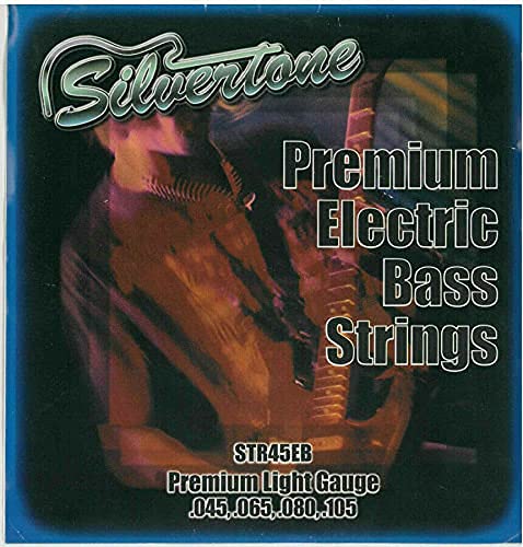 Premium Bass Guitar Strings STR45EB - Long-Lasting & Bright Tone for Electric Bass - Perfect for Live Performances, Studio Recording & Practice