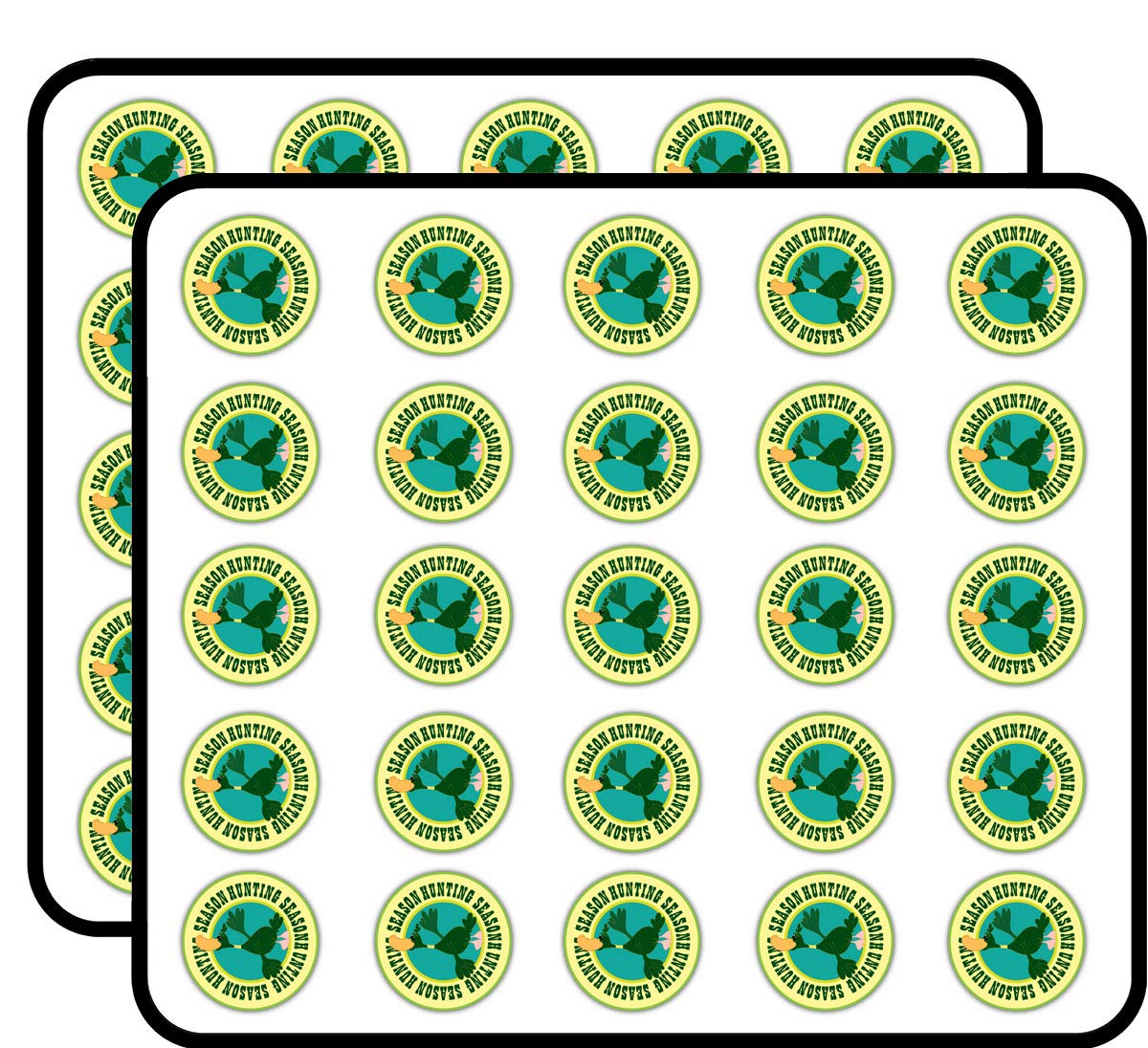 Duck Hunting Season Stickers - 50 Pack for Scrapbooking, DIY Crafts, Bullet Journals, Calendars & Kids Art Projects | Perfect for Outdoor Enthusiasts & Craft Lovers