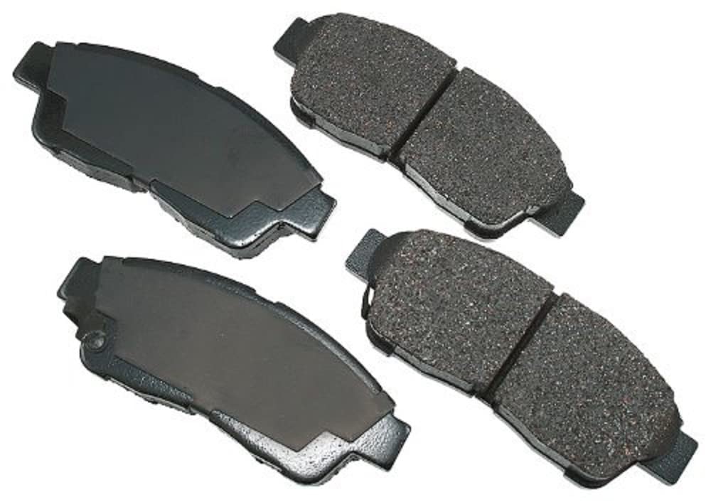 Akebono Premium Ceramic Brake Pads Set - Low Noise & Dust-Free Performance for Smooth Braking - Perfect for Daily Commuting, Highway Driving & Performance Vehicles