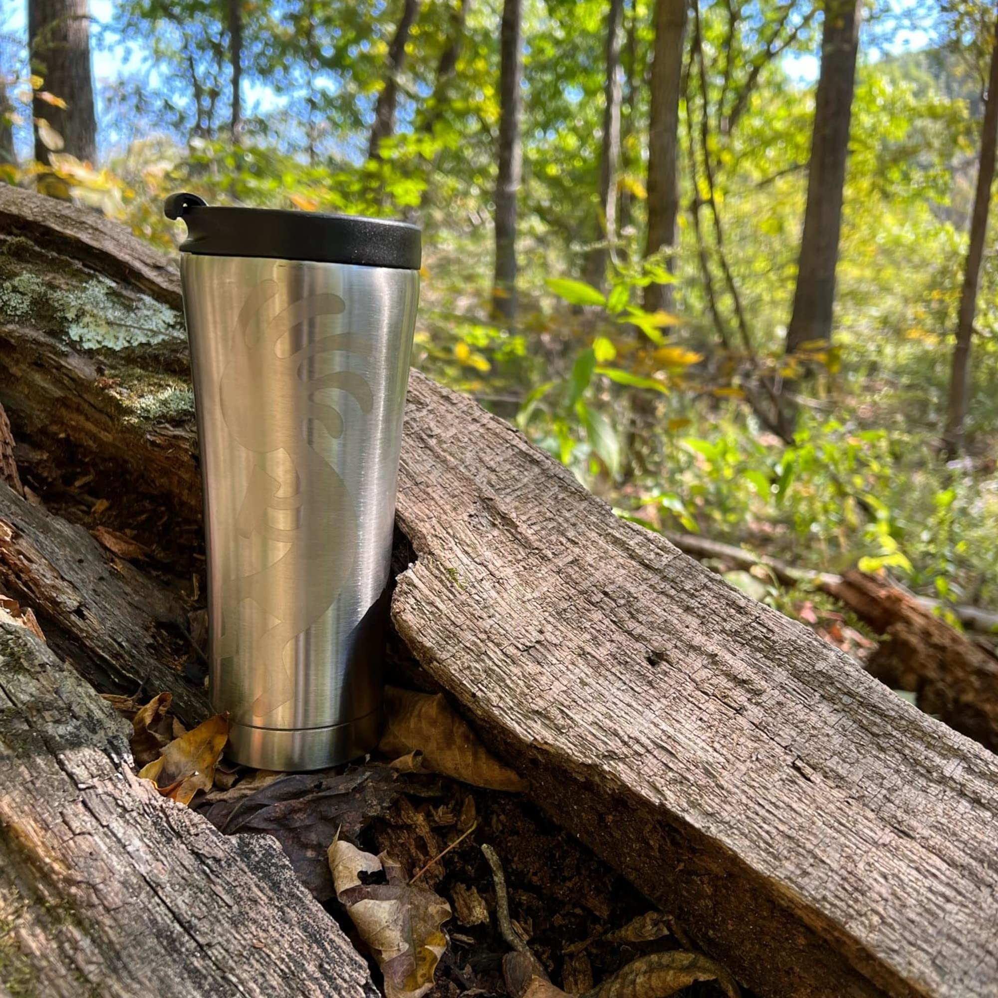 Premium Vacuum Insulated Stainless Steel Travel Coffee Mug - 16oz Leak-Proof Thermos for Hot & Cold Beverages - Perfect for Commuting, Camping, and Office Use