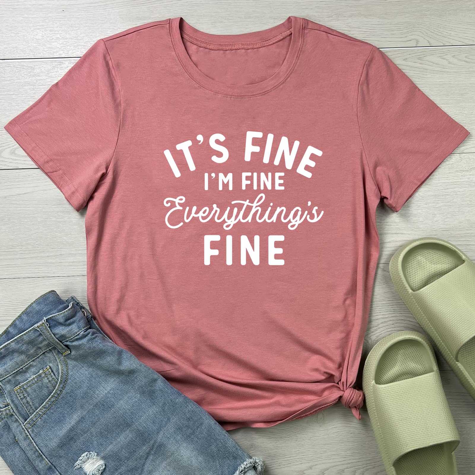 YITAN Women's Graphic Tees - Casual Cute Short Sleeve T-Shirts for Women | Trendy Summer Outfits, Streetwear & Everyday Comfort