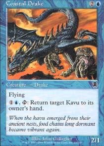 Magic: the Gathering - Coastal Drake - Apocalypse - Foil Card | Collectible Trading Card Game for MTG Players | Perfect for Deck Building & Competitive Play