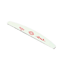 IBD Ruby Nail File 12 Pack (100/100 Grit) - Professional Manicure & Pedicure Tools for Salon, Home, and Travel Use