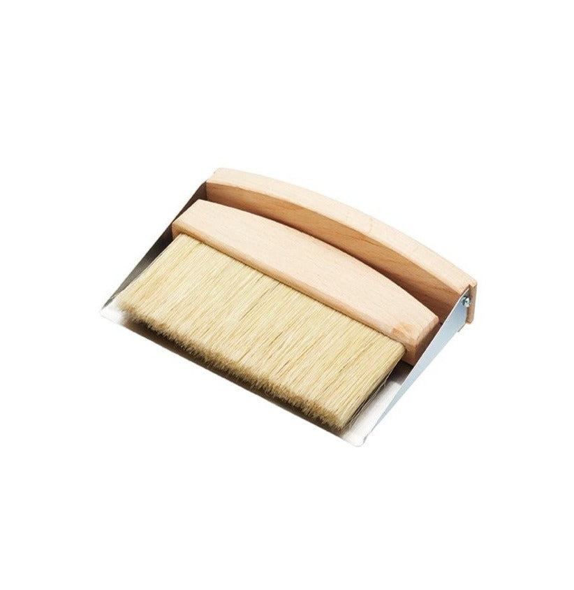 Nostalgic Tabletop Dustpan & Brush Set - Mini Hand Broom & Dustpan for Home, Office, Desk - Perfect for Cleaning Crumbs, Pet Hair & Small Debris