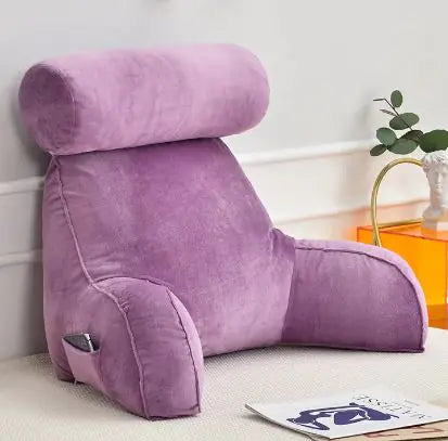 Ergonomic Back Support Cushion Pillow for Office Chair, Car Seat & Home Use - Lumbar Pain Relief & Posture Corrector