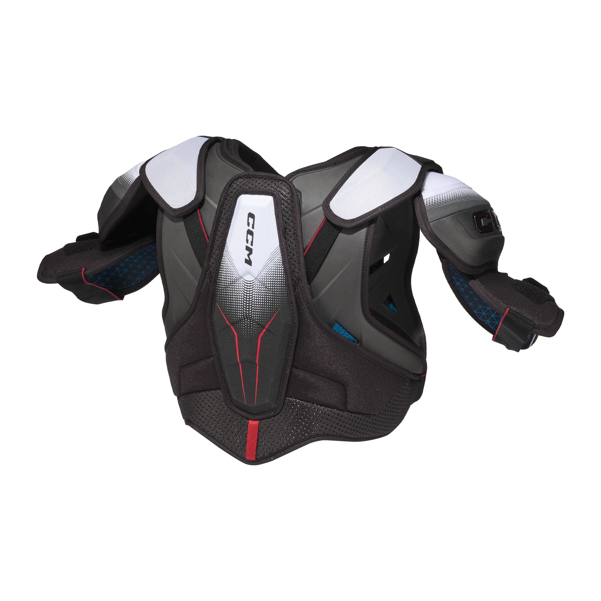 CCM JetSpeed FT8 Hockey Shoulder Pads for Junior Players - Lightweight Protection for Ice Hockey Training & Games