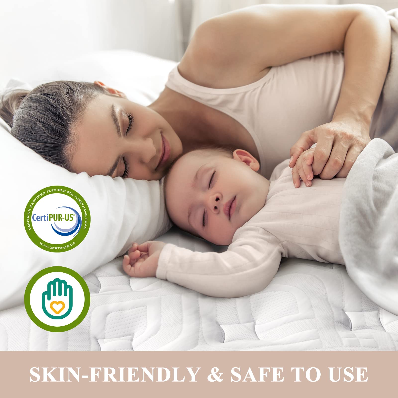 BedStory 14 Inch Plush Queen Hybrid Mattress - Ultra Soft Luxury Bed with Lumbar & Hip Support for Pain Relief - Motion Isolation, Fiberglass Free, CertiPUR-US Certified - 365 Night Trial - Perfect for Back Sleepers & Couples