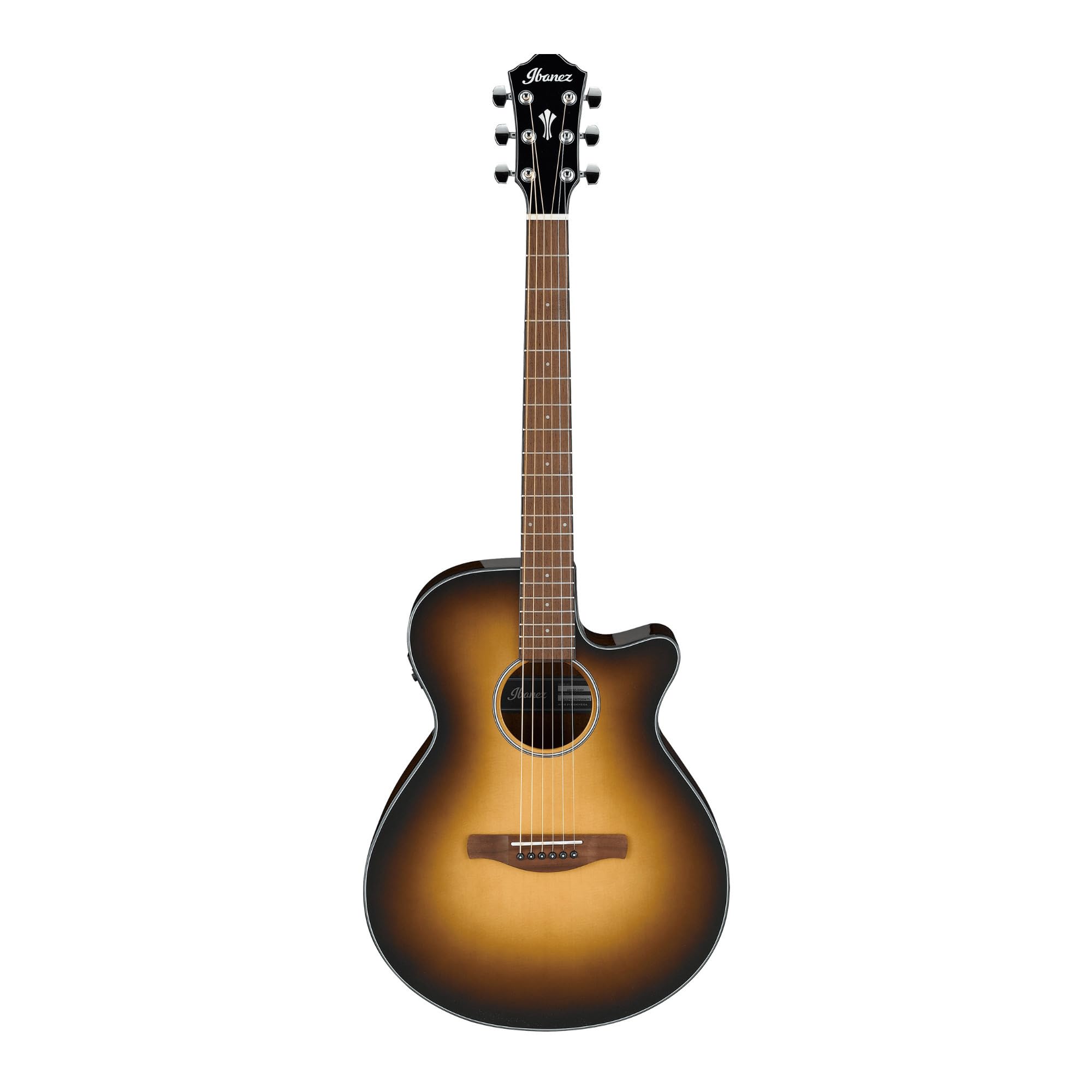 Ibanez AEG50 Acoustic-Electric Guitar - Dark Honey Burst High Gloss Finish for Stage Performance & Home Recording