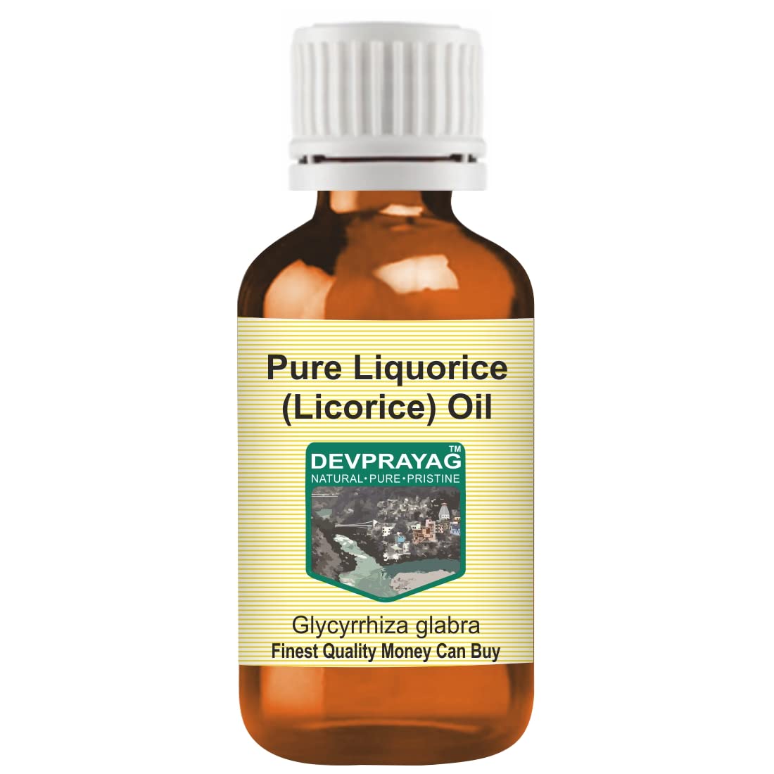 Pure Licorice Essential Oil (Glycyrrhiza glabra) - 100% Natural Therapeutic Grade, 30ml - for Aromatherapy, Skin Care & Stress Relief