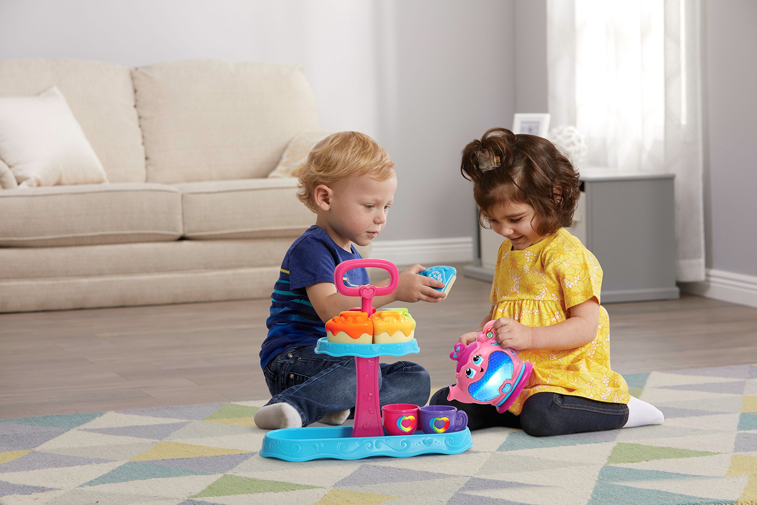 LeapFrog Musical Rainbow Tea Party Toy - Interactive Learning Toy for Toddlers & Kids | Pretend Play, Color Recognition & Music Fun | Perfect for Birthday Gifts & Playdates