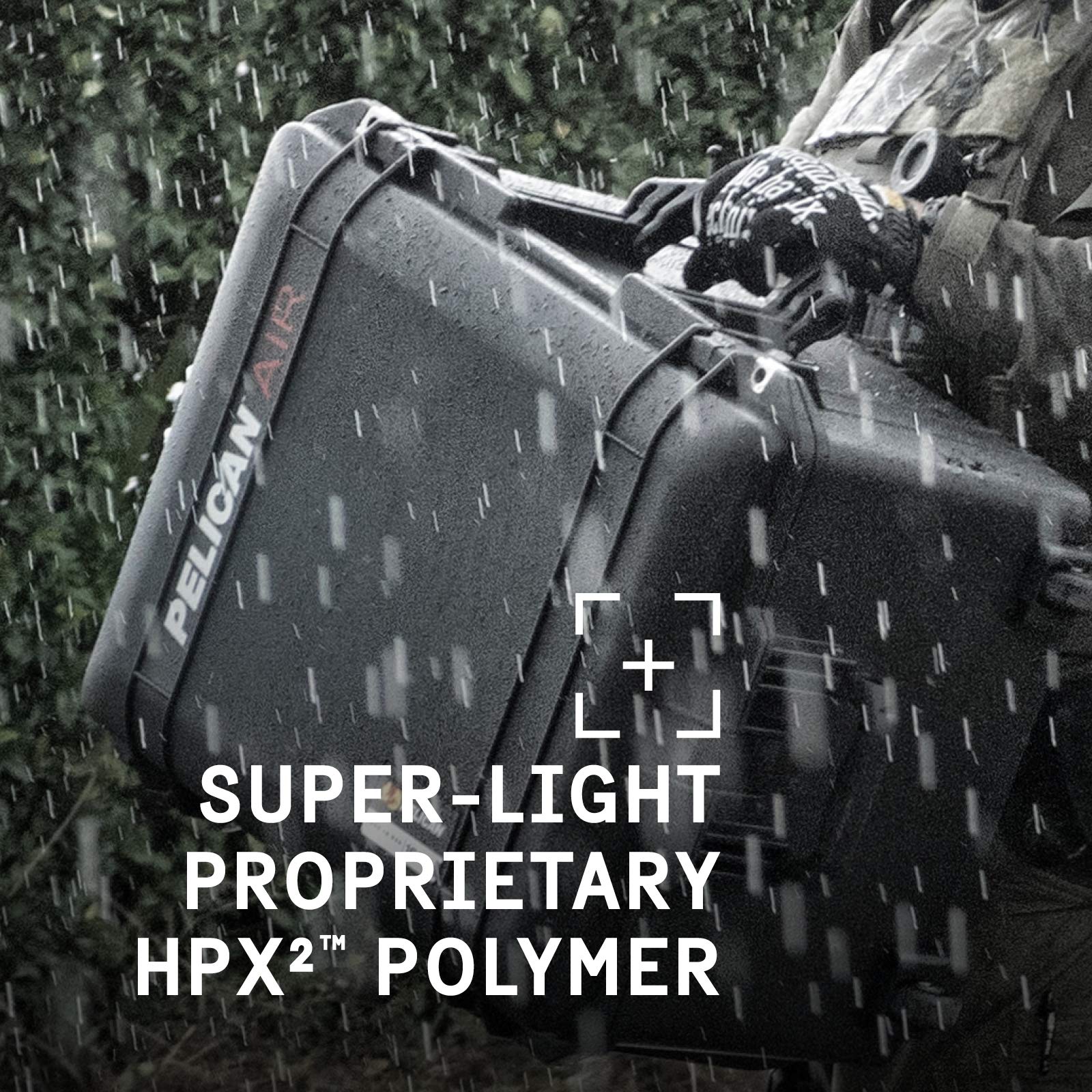 Pelican Air 1607 Protective Hard Case - Lightweight Silver Aluminum Shell for Camera, Drone & Electronics - Travel, Outdoor Adventure & Equipment Storage