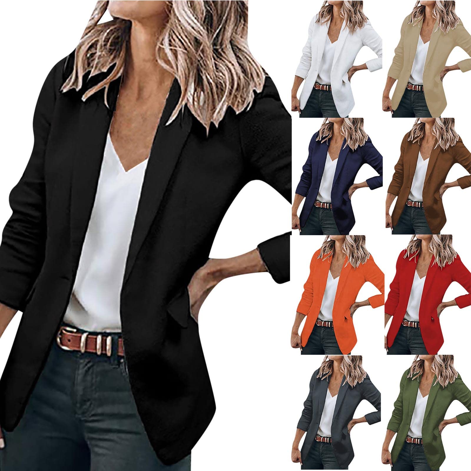 Women's Fashion Blazer - Business Casual Jacket for Work & Fall