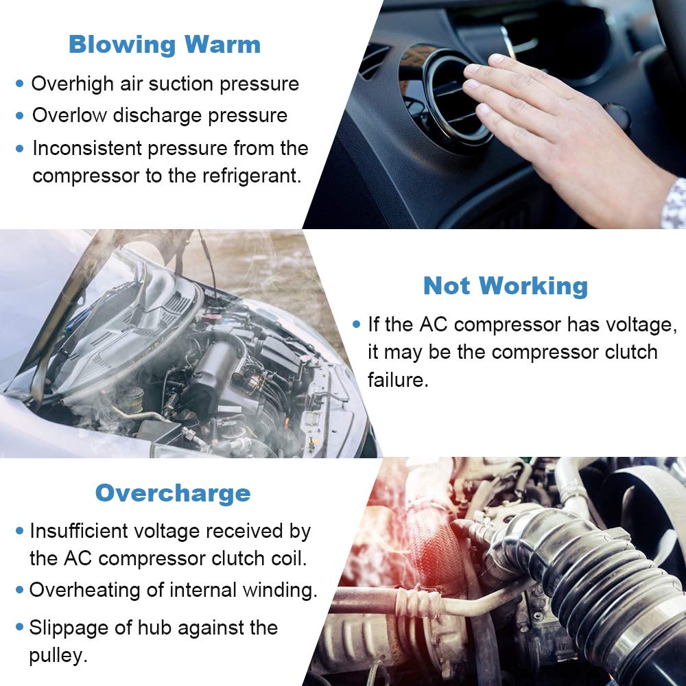 **ECCPP AC Compressor Clutch Replacement for 2006-2011 Honda Civic 1.8L – High-Performance Air Conditioning Clutch – Perfect for Summer Cooling & Long Drives**