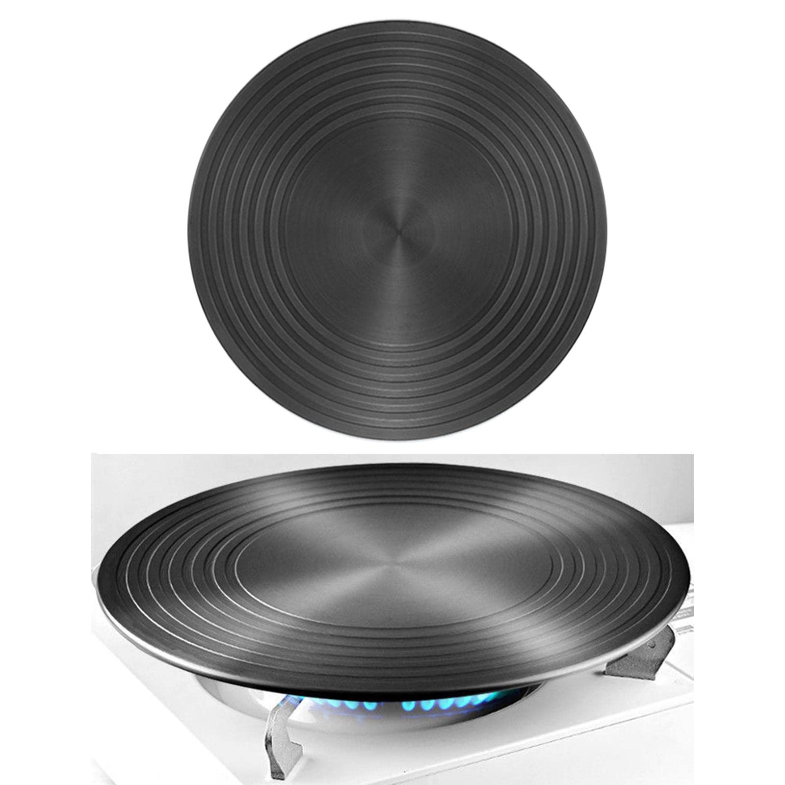 Stainless Steel Stove Heat Diffuser Plate - 24x4cm Heat Conduction & Distribution Tray for Even Cooking, Thawing & Simmering - Perfect for Gas & Electric Stovetops, Pots & Pans