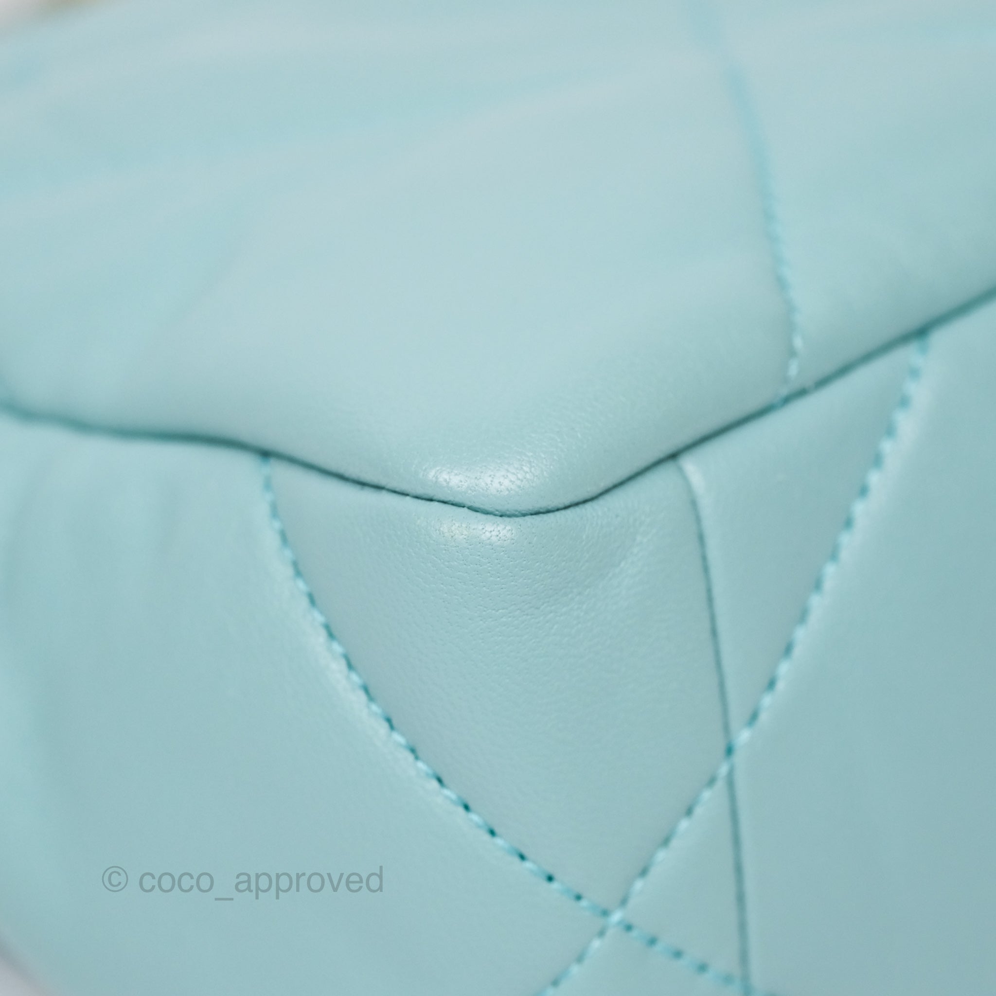 Chanel 19 Small Handbag Tiffany Blue Mixed Hardware - Luxury Crossbody Bag for Women, Perfect for Date Night & Special Occasions