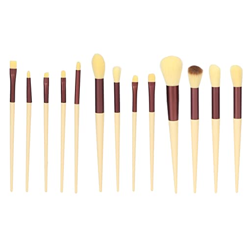 13-Piece Professional Makeup Brush Set - Soft Fiber Bristles for Powder, Eyeshadow, Blusher & Contouring - Complete Cosmetic Brush Kit for Flawless Makeup Application - Perfect for Daily Use, Travel & Professional Makeup Artists