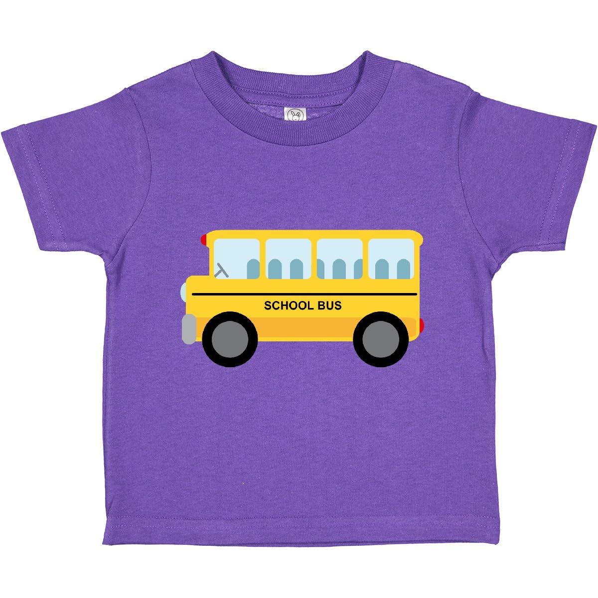 Inktastic School Bus Toddler T-Shirt - Cute Yellow School Bus Graphic Tee for Kids | Perfect for First Day of School, Back to School Outfits & Playdates