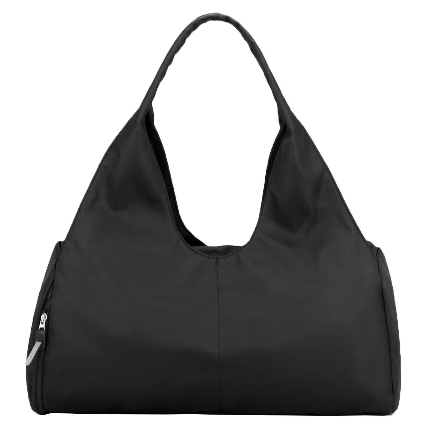 Durable Waterproof Duffel Bag for Gym & Travel - Men & Women with Wet/Dry Pocket & Shoe Compartment (Black) | Perfect for Workouts, Swimming & Weekend Getaways