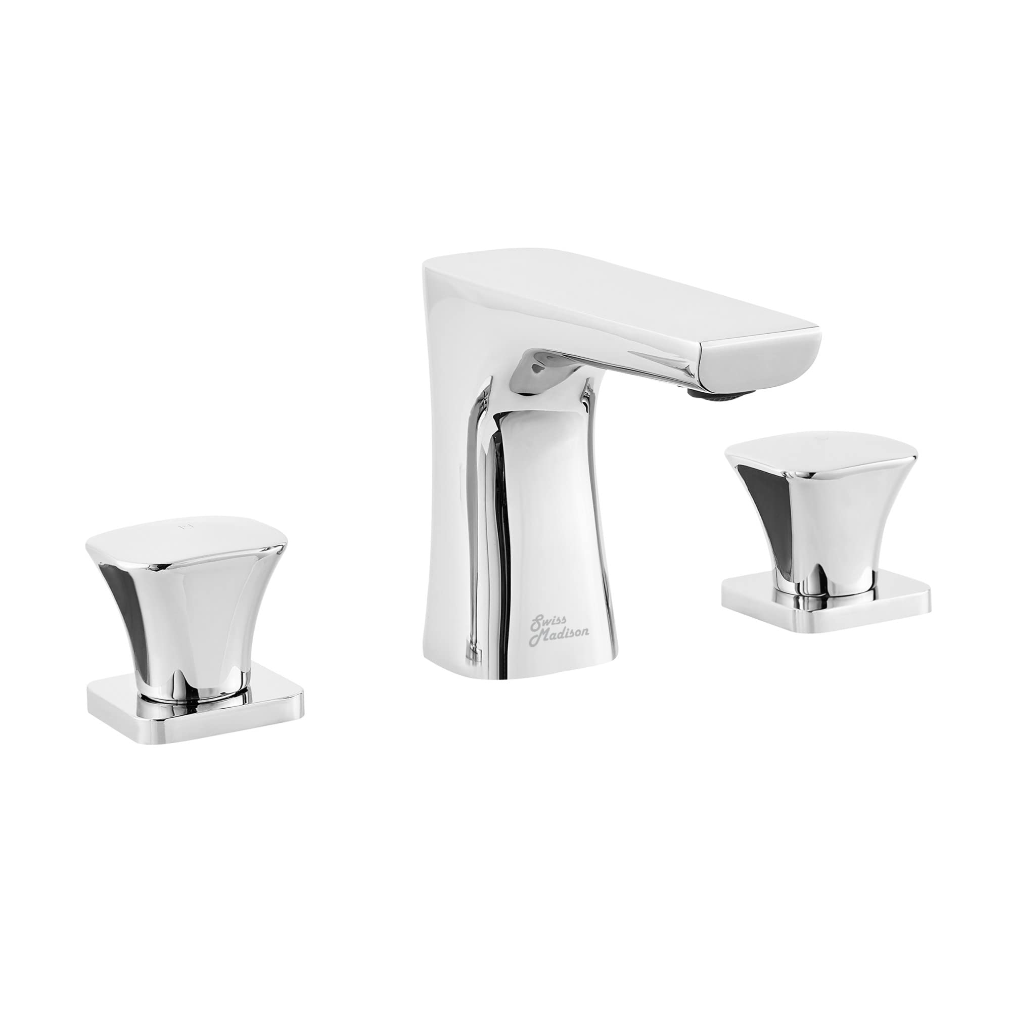 Monaco 8 Inch Widespread Bathroom Faucet - 2 Handle Oil Rubbed Bronze Finish - Perfect for Modern Bathroom Vanities and Powder Rooms