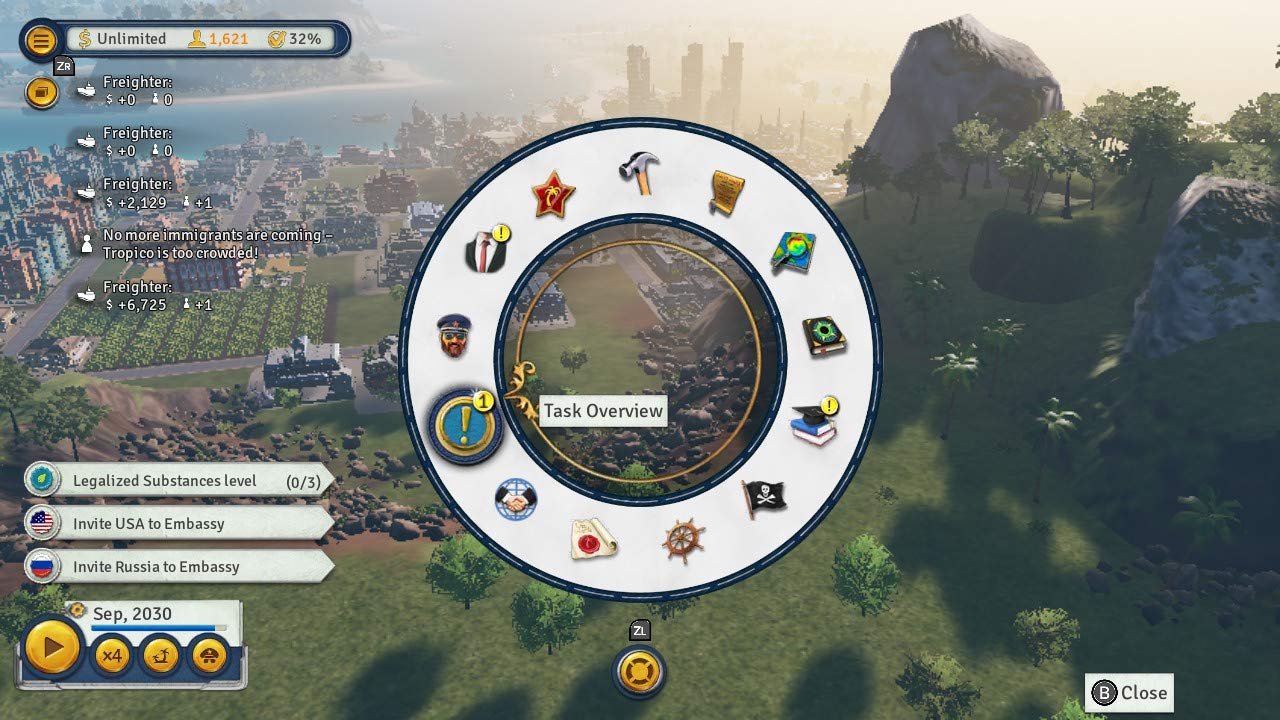 Tropico 6 - Nintendo Switch Game | Dictator Simulation & City Building Strategy | Perfect for Home Entertainment & Travel Gaming