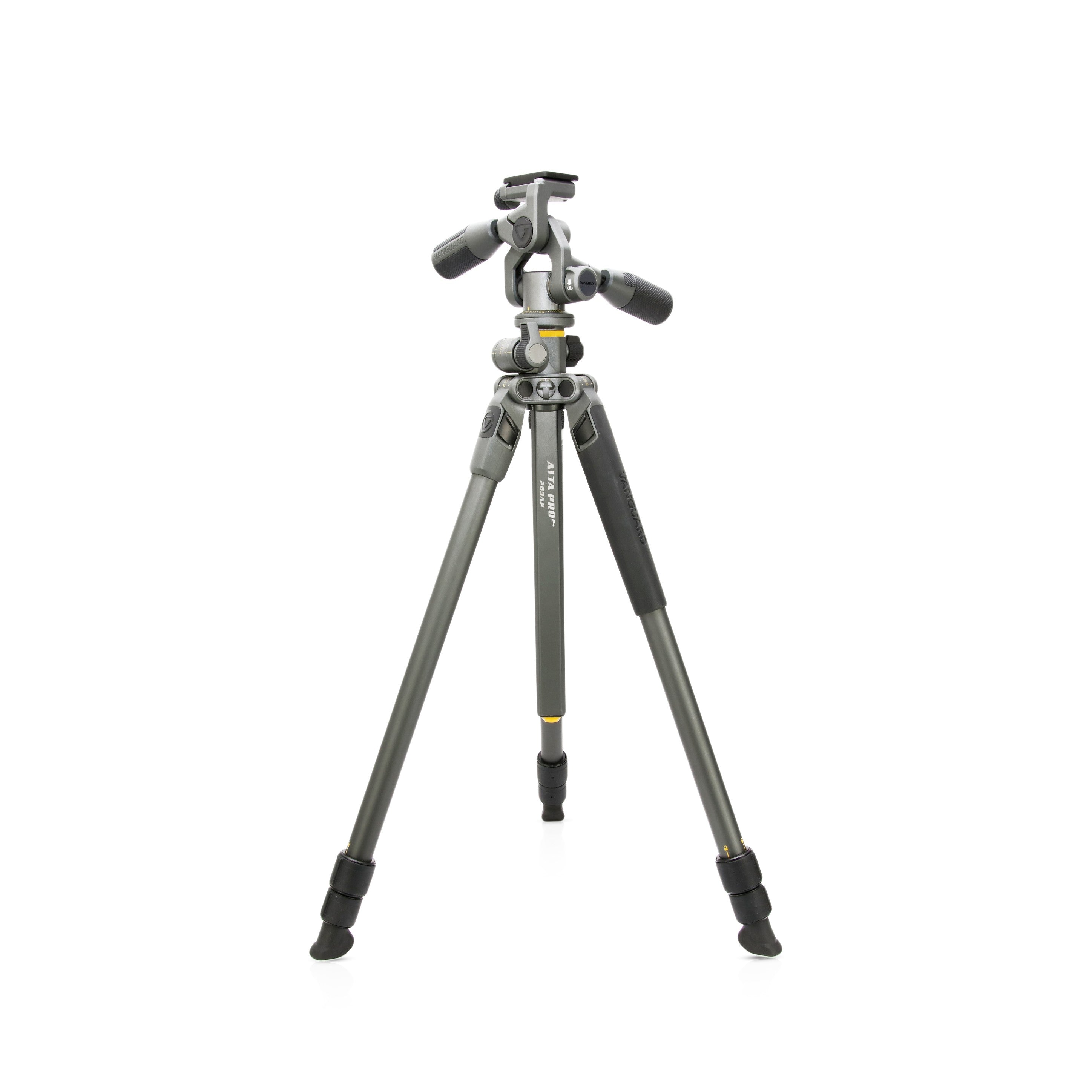 Alta Pro 2+ 263AP Aluminum Tripod with 3-Way Video Pan Head - Professional Camera Tripod for Overhead Shooting, Vlogging, Photography & Video Production