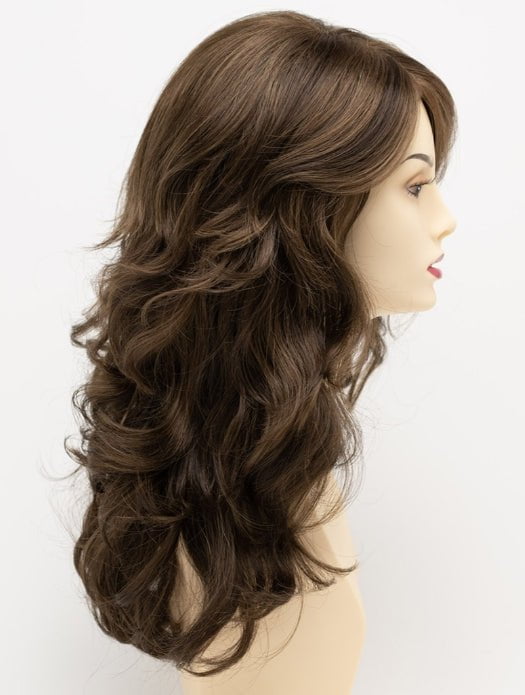 Christine Mono Part Synthetic Wig - Natural Looking Heat Resistant Hairpiece for Women - Perfect for Cosplay, Daily Wear & Special Occasions