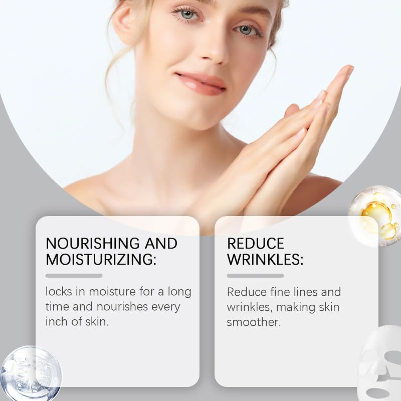 Collagen Deep Hydrating Overnight Face Mask - Anti-Aging Moisturizing Facial Treatment for Glowing Skin | Perfect for Nighttime Skincare Routine & Dry Skin Relief