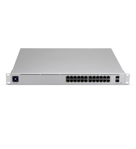 24 Port Gigabit PoE Switch with 250W Power Budget - Ideal for Home Office, Small Business & IP Camera Networks