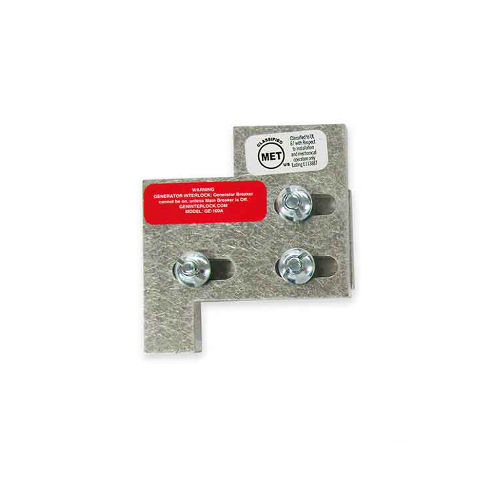 GenInterlock GE 100A Generator Interlock Kit - 100 Amp Breaker Panel for General Electric (GE) - Perfect for Home Backup Power During Outages & Emergency Power Transfer