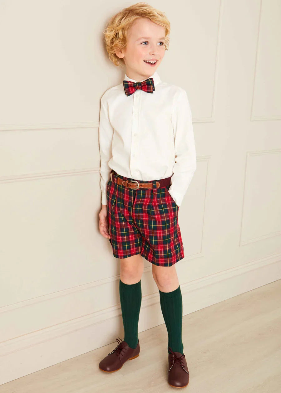 White Polo Collar Long Sleeve Oxford Shirt for Boys & Girls (4-10 Years) - Perfect for School Uniforms & Formal Occasions