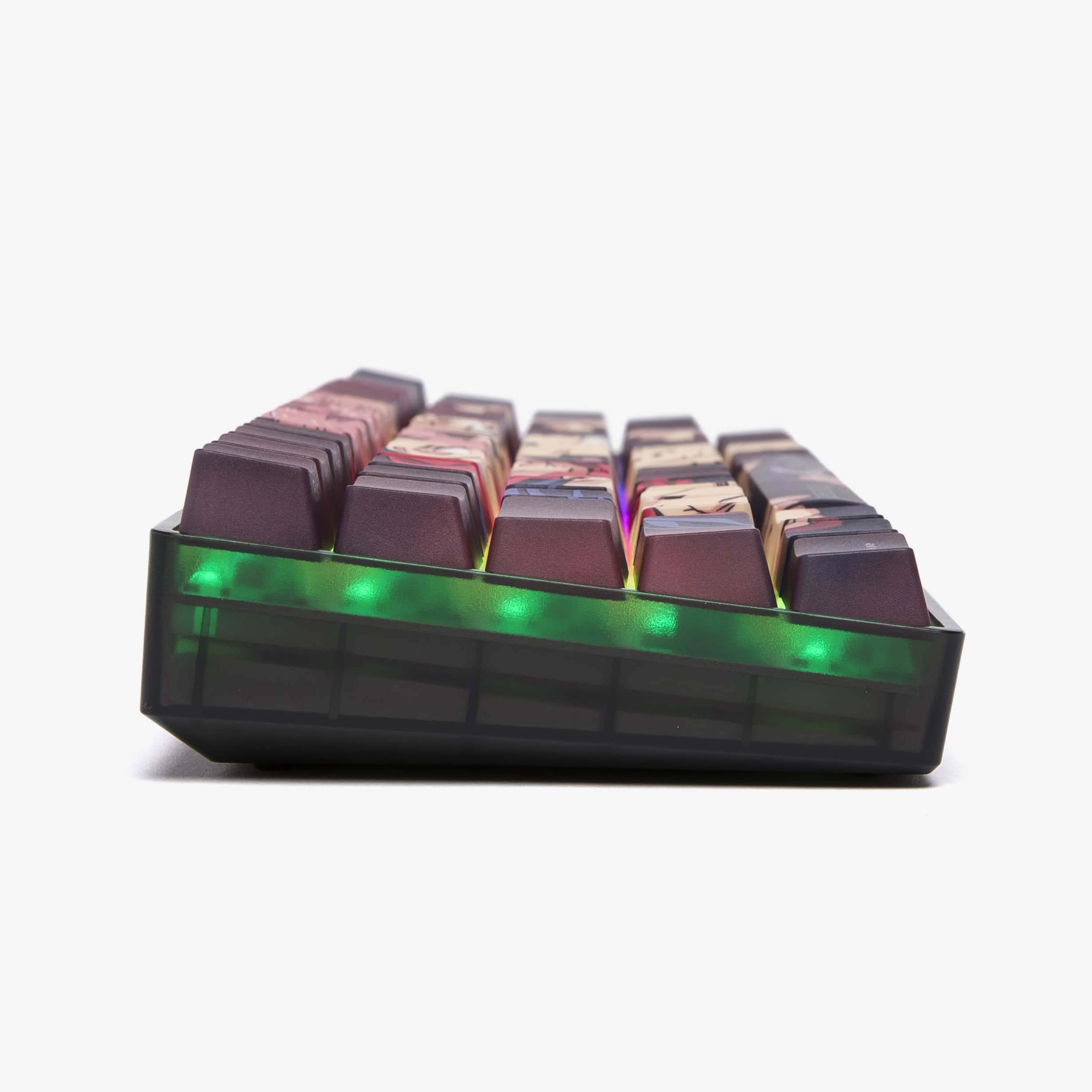 JJK x HG Basecamp 65 Mechanical Keyboard - Sukuna Themed Custom Gaming Keyboard with RGB Backlight | Perfect for Anime Fans, Esports & Office Work