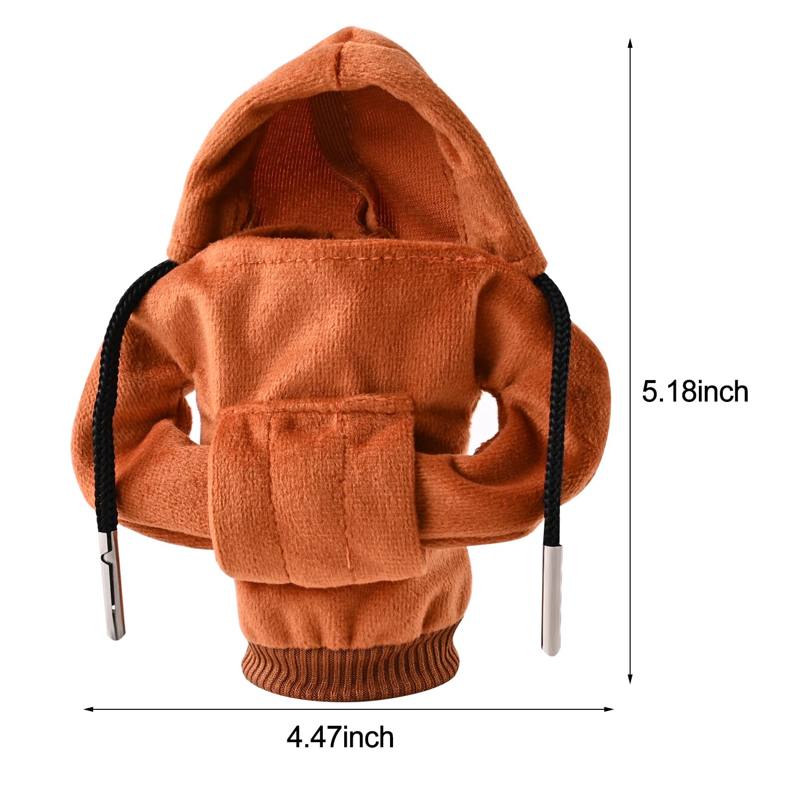Funny Car Shift Knob Hoodie - Automotive Enthusiast Gift for Men & Women - Cool Gear Shift Knob Sweater Shirt - Perfect Birthday/Christmas Present for Husband, Wife, Son, Daughter & Friends (Orange) - Great for Car Shows, Racing Events & Automotive Themed Parties