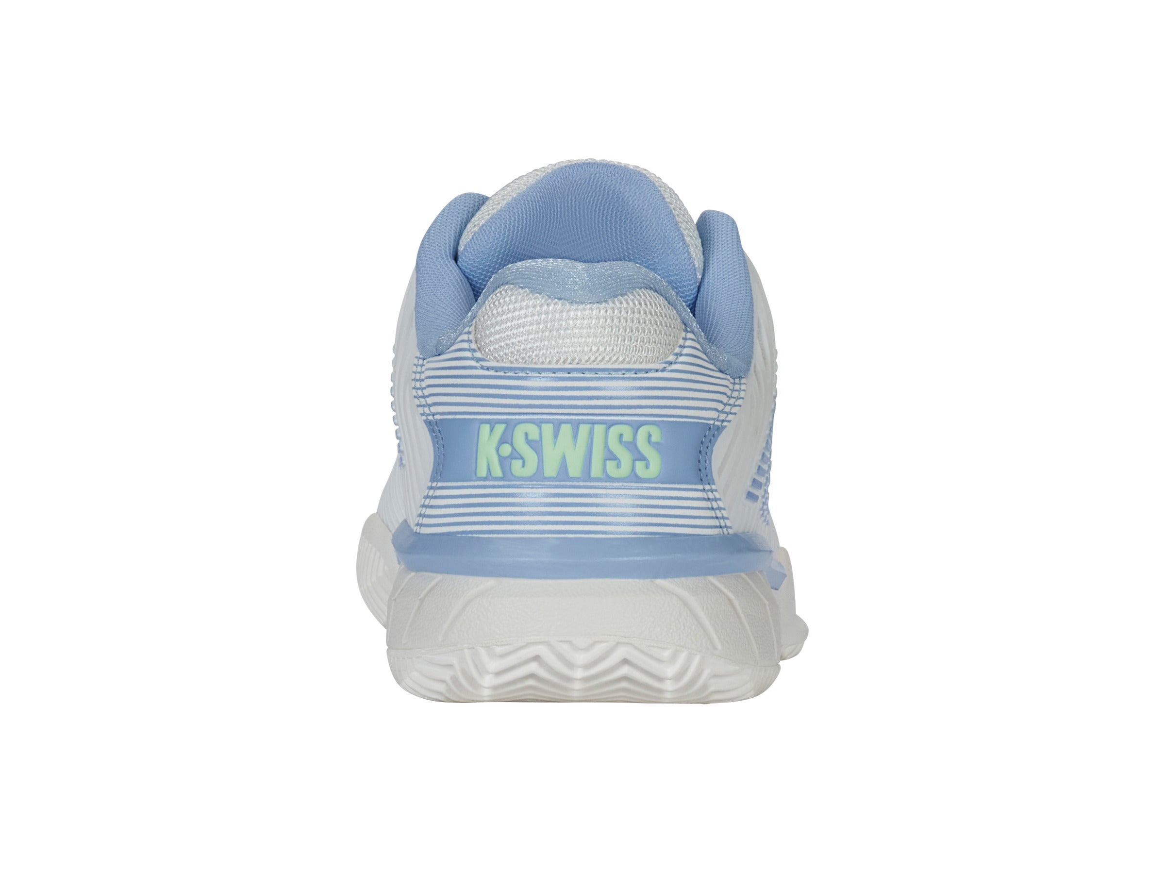 Hypercourt Express 2 Clay Tennis Shoes for Men - 96614 126 M | Lucent White/Dutch Canal/Paradise Green | Perfect for Clay Courts & Casual Wear