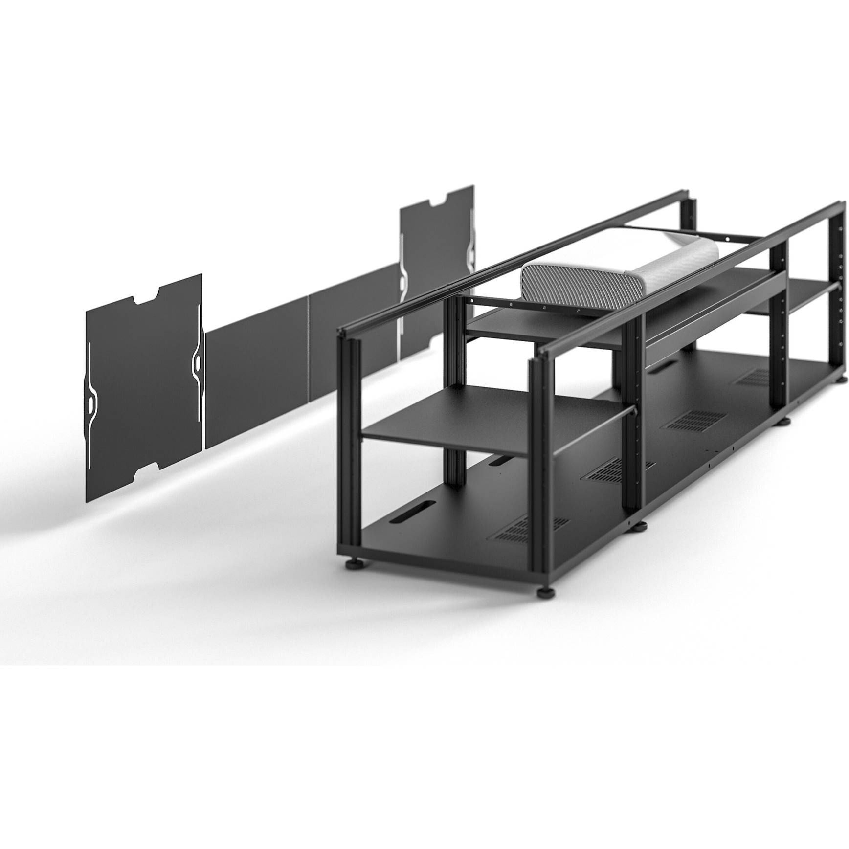 Salamander Designs Miami 245 TV Stand for Samsung LSP9TF - Premium Entertainment Center for Home Theater & Living Room Setup