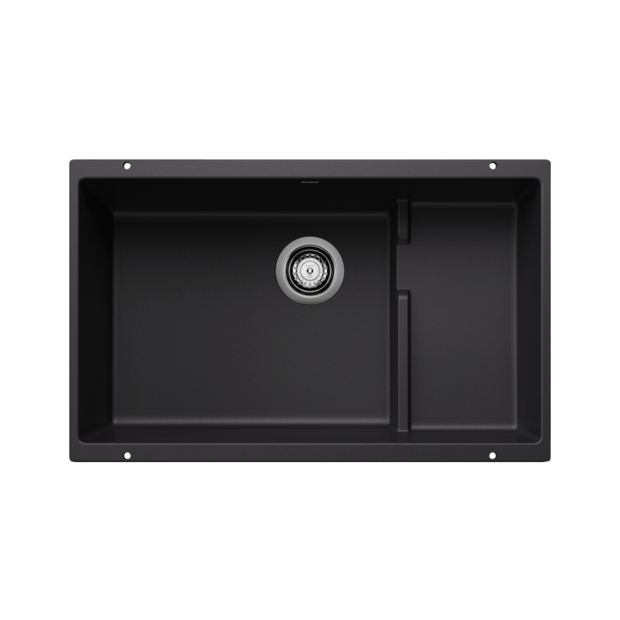 BLANCO PRECIS Cascade Super Single SILGRANIT Kitchen Sink - Durable Stain-Resistant Undermount Sink for Modern Kitchens | Perfect for Cooking, Washing Dishes & Food Prep